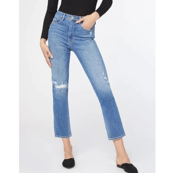 Frame Le Sylvie Slender Straight Leg Jeans - Picture 1 of 11